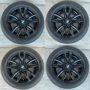 即決◆極上美品◆BMW MAK FAHR 1シリーズG40用ホイール＋超バリ山　2020年製 205/55R16 ノキアン ハッカペリッタ R3 冬タイヤ付き4本セット