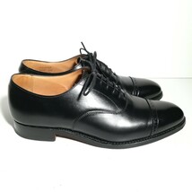 3954 極美品 ★ロイドフットウェア Lloyd Footwear★ チーニー製 M3264 パンチドキャップトゥ 6 1/2 25.0cm 黒 ドレス 革靴 紳士靴 本革_画像2