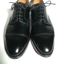 3980 【新品同様・試着程度】 箱袋付き ★クロケット&ジョーンズ Crockett&Jones★ BRADFORD コードバン ストレートチップ 7E 25.5cm 革靴_画像4