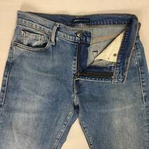 Levi's リーバイス Made and Crafted メイドアンドクラフテッド 511 56497-0033 W30 L32 SLIM ストレッチデニム セルビッチ ユーズド加工_画像5