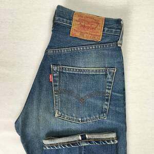 【90s】LEVI'S リーバイス 502XX BIG'E' 日本製 92年 デニム ジーンズ W28 L34 赤耳 復刻 TALON ジップフライ セルビッチ