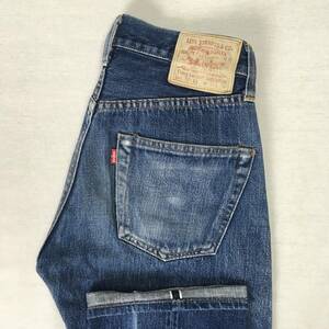 LEVI'S リーバイス 501xx 47501-0117 BIG'E' バレンシア工場 刻印555 米国製 00年 デニム W30 L36 隠しリベット 革パッチ セルビッチ