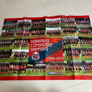 北海道コンサドーレ　ポスター　サッカーマガジン　2023年8月号付録