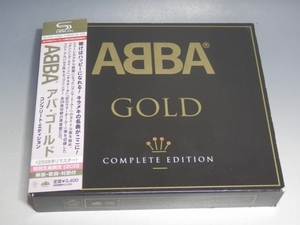 □ SHM-CD ABBA GOLD COMPLETE EDITION アバ・ゴールド コンプリート・エディション 国内盤 2枚組CD UICY-91318~9/*帯やや難あり 