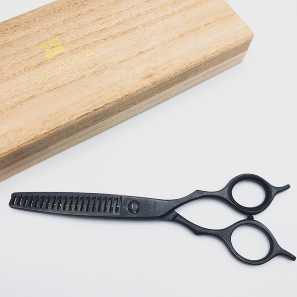 【オオカワプロシザーズ オオカワプロシザーOKAWA PRO SCISSORS】HC193メガネ シザー セニング 美容ハサミ すきばさみ 約28～33% 右利きsc2