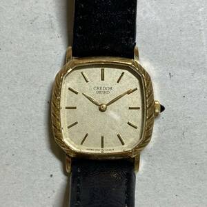 ☆SEIKO CREDOR セイコー クレドール 1400-7420 クォーツ ケース 18K レディース 腕時計☆B-15