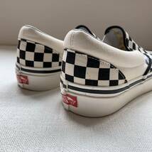 新品レア VANS バンズ クラシック スリッポン28㎝ アナハイム チェッカー 黒 ブラック スニーカー 98DX 希少 ULTRA CUSH印字有 送料無料_画像6