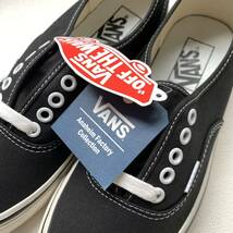 新品 VANS バンズ アナハイム ファクトリー オーセンティック 44DX 黒 ブラック スニーカー 24.5㎝ ユニセックス 希少サイズ US企画 送料込_画像3