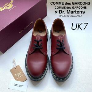 新品 英国製 コムコム コムデギャルソン ドクターマーチン コラボ Dr.Martens MIE 1461 シューズ UK7 MADE IN ENGLAND 希少 送料無料