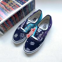 新品レア VANS VAULT バンズ ボルト BEDWIN ベドウィン コラボ UA Og Authentic Lx オーセンティック 29㎝ メンズ バンダナ柄 送料無料_画像6