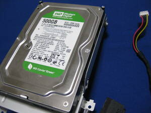 AQUOSブルーレイ BD-HDW65から取外した500GB WD製 HDD　（ジャンク品です