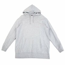 ヨウジヤマモト プロデュースYOHJI YAMAMOTO PRODUCE プルオーバースウェットパーカー 杢グレー4_画像1