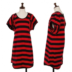  Limi feu LIMI feu border switch tunic red black S [ lady's ]