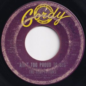 Temptations Ain't Too Proud To Beg / You'll Lose A Precious Love Gordy US 7054 204393 SOUL ソウル レコード 7インチ 45