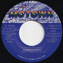 Commodores Easy / Can't Let You Tease Me Motown US M 1418F 204534 SOUL ソウル レコード 7インチ 45_画像1