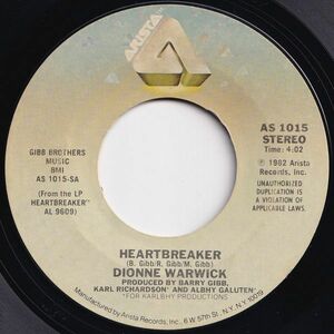 Dionne Warwick Heartbreaker / I Can't See Anything (But You) Arista US AS 1015 204566 SOUL ソウル レコード 7インチ 45