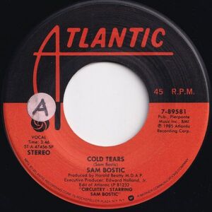 Sam Bostic Cold Tears / Built For Love Atlantic US 7-89581 204646 SOUL ソウル レコード 7インチ 45