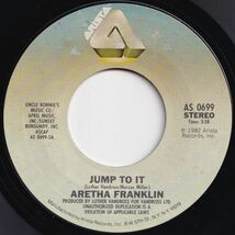 Aretha Franklin Jump To It / Just My Daydream Arista US AS 0699 204643 SOUL DISCO ソウル ディスコ レコード 7インチ 45_画像1