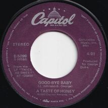 A Taste Of Honey I'll Try Something New / Good-Bye Baby Capitol US B-5099 204664 SOUL ソウル レコード 7インチ 45_画像2