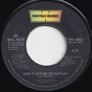 Jr. Walker Don't Let Me Go Astray / Back Street Boogie Whitfield US WHI 8861 204767 SOUL DISCO ソウル ディスコ レコード 7インチ 45