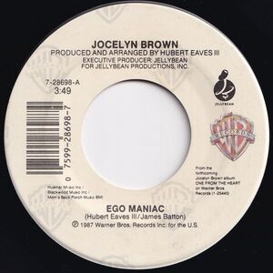 Jocelyn Brown Ego Maniac / Love's Gonna Get You Warner Bros. US 7-28698 204765 SOUL DISCO ソウル ディスコ レコード 7インチ 45