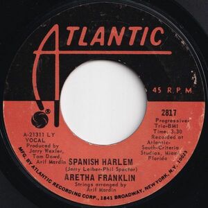 Aretha Franklin Spanish Harlem / Lean On Me Atlantic US 2817 204783 SOUL ソウル レコード 7インチ 45