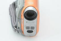 [キ MQM05]動作品 SONY miniDV デジタルビデオカメラ DCR-HC30 ミニDV Handycam ハンディカム ソニー カラー:オレンジ 箱付き_画像3