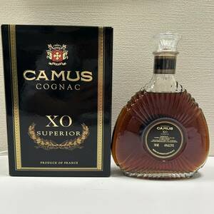 【ART-1142】1円スタート CAMUS カミュ XO SUPERIOR コニャック COGNAC ブランデー 古酒 700ml 40% 箱付き 未開栓 長期保管品 現状品