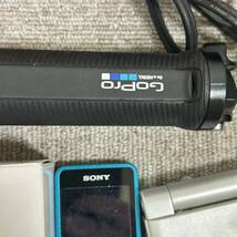 【ART-742a】1円スタート SONY ウォークマン GoPro 電話機 など 電子機器 10点 おまとめ セット 動作未確認 ジャンク 一部箱なし 現状品_画像7