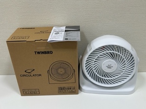 【BW 1519】1円～ TWINBIRD 扇風機 ツインバード サーキュレーター KJ-4781 白 家電 未使用 現状品