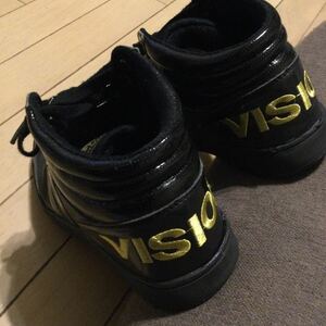 中古 VISION ダンスシューズ 黒 25cm