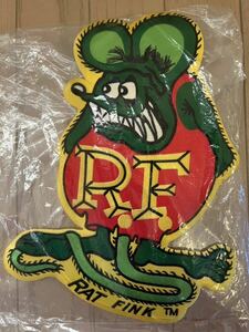 ラットフィンク 特大パッチRATFINK EDROTH MOONEYES エドロスムーンアイズ