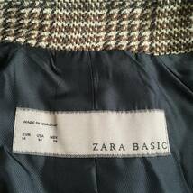 ZARA BASIC ザラベーシック チェックコート_画像4