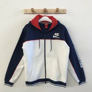 NIKE SPORTSWEAR ナイキ メンズ 裏起毛フルジップパーカー 美品 size S/L 165/84A