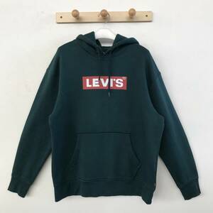 Levi's RELAXED リーバイス メンズ オーバーサイズ スウェットパーカー ロゴプリント入り 美品(ほぼ未着用) size M/2XL