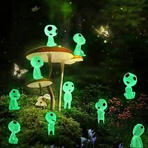 発光プラスチック製の庭の装飾,10個の発光要素,屋外装飾,夜の木　森の妖精_画像1