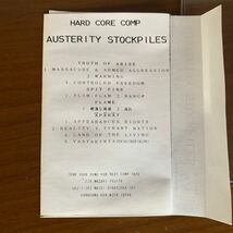 V.A/ AUSTERITY STOCKPILES ハードコアオムニバスデモテープ_画像4