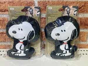 明邦　ＰＥＡＮＵＴＳ　ＳＮ２５７　ふわふわシートベルトカバー　スヌーピー　２個セット　未使用アウトレット品