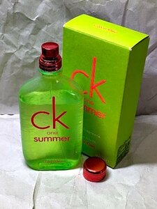 残8割程度　Calvin Klein カルバンクライン 香水 CK ONE SUMMER 2012 100ml 　外箱付