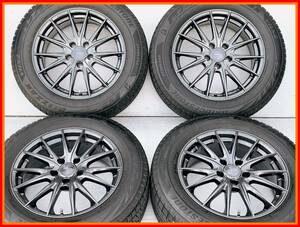 美品！VELVA SPORTZ 17インチ 7J インセット40 PCD114.3 5穴 VRX2 225/60R17 20年製 アルファード ヴェルファイア エルグランド