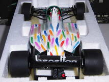 S=1/18☆PMA製 BENETTON BMW B186・1986(Nr.19/Drivers:T.FABI):ベネトンBMW B186(No.19/テオ・ファビ)絶版希少・入手困難・未使用新品！ _画像9