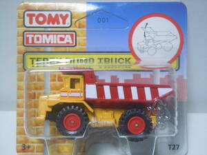 ☆TOMY UK Ltd.TOMICA トミカ ヨーロッパ輸出仕様 TEREX DUMP TRUCK:テレックスダンプトラック(絶版希少・ブリスターパック未開封品！)