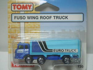 ☆TOMY UK Ltd.TOMICA トミカ ヨーロッパ輸出仕様 FUSO WING ROOF TRUCK:三菱ふそうウイングルーフトラック(ブリスターパック未開封品！)