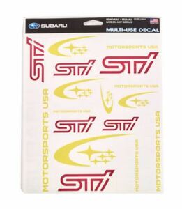 スバル us スバル限定 北米 usdm 日本未発売 ステッカー デカール SUBARU シール アメリカスバル decal 正規品 USA sti STI