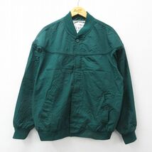 XL/古着 マンシングウェア 長袖 ダービー ジャケット メンズ 00s 緑 グリーン 23nov10 中古 アウター ジャンパー ブルゾン_画像1