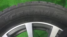 ◆ Exceeder アルミホイール スタッドレスタイヤ 14インチ 4本 5.5J PCD100 4穴 +38 185/65R14 GoodYear ICE NAVI6 19年 中古 J189_画像5