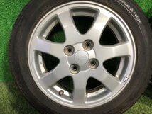 ◆ ダイハツ 純正 アルミホイール タイヤ 4本セット 14インチ 4.5J PCD100 4穴 +45 155/65R14 75S goodyear 19年 中古 K134_画像8