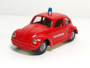 ■KOVAP コバップ CKO Volkswagenフォルクスワーゲン ビートル VW 1200 FEUERWEHR 消防車 ブリキ ミニカー■