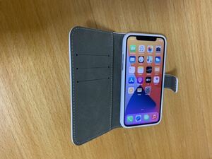 新品★iPhone X/XS 手帳型ケース アイフォン スマホケース レザー あいふぉん 携帯 ケース ホワイト 白い __2