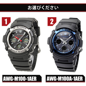 gショック ジーショック G-SHOCK 電波ソーラー 電波 AWG-M100 アナデジ ブラック 黒 選べるモデル CASIO カシオ 腕時計 ブランド メンズ